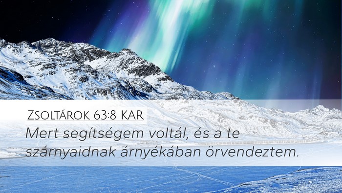 Zsoltárok 63:8 KAR Bible Verse Image