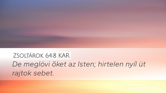 Zsoltárok 64:8 KAR Bible Verse Image