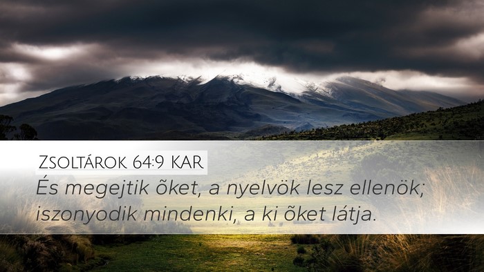 Zsoltárok 64:9 KAR Bible Verse Image