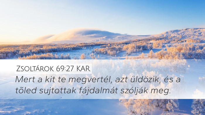 Zsoltárok 69:27 KAR Bible Verse Image