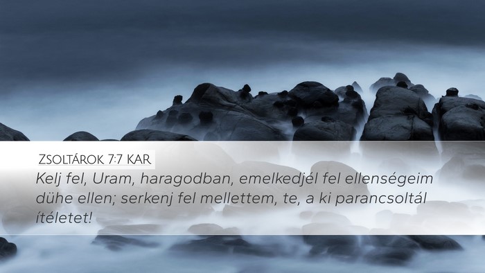 Zsoltárok 7:7 KAR Bible Verse Image