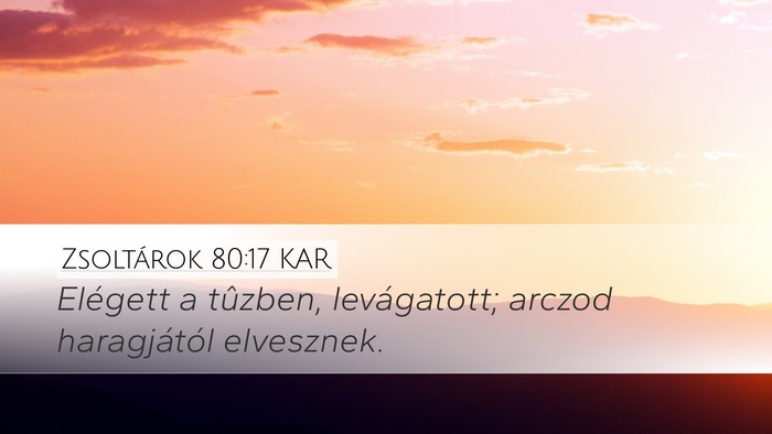 Zsoltárok 80:17 KAR Bible Verse Image