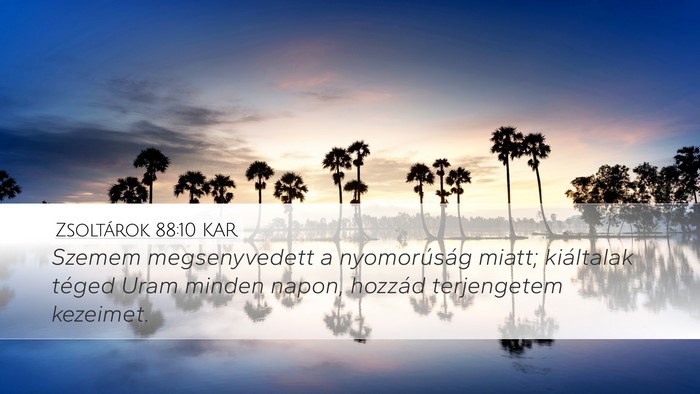 Zsoltárok 88:10 KAR Bible Verse Image