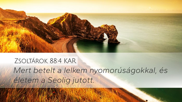 Zsoltárok 88:4 KAR Bible Verse Image