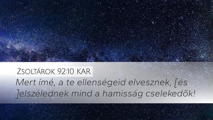 Zsoltárok 92:10 KAR Bible Verse Image