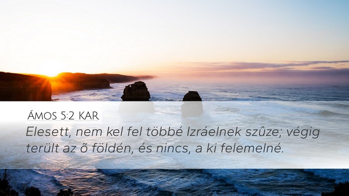 Ámos 5:2 KAR Bible Verse Image