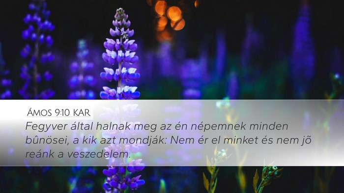 Ámos 9:10 KAR Bible Verse Image