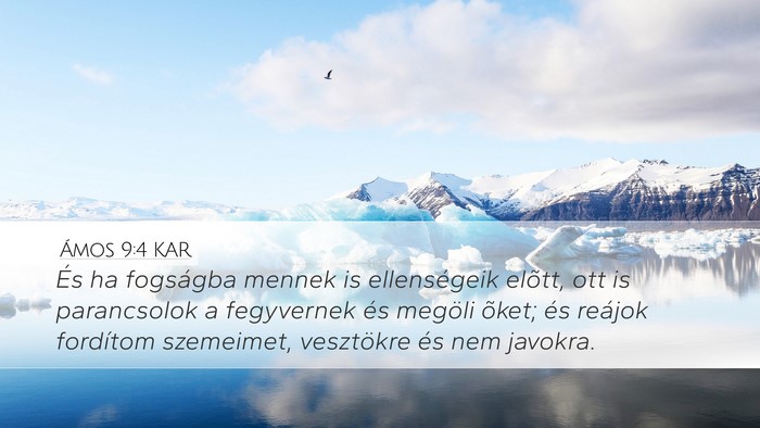 Ámos 9:4 KAR Bible Verse Image