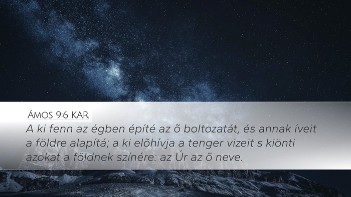 Ámos 9:6 KAR Bible Verse Image