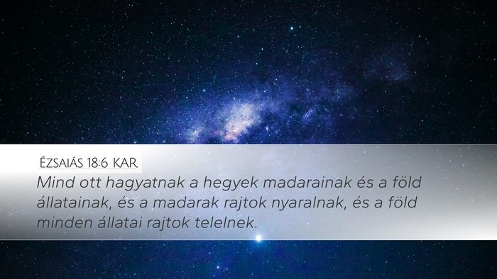Ézsaiás 18:6 KAR Bible Verse Image