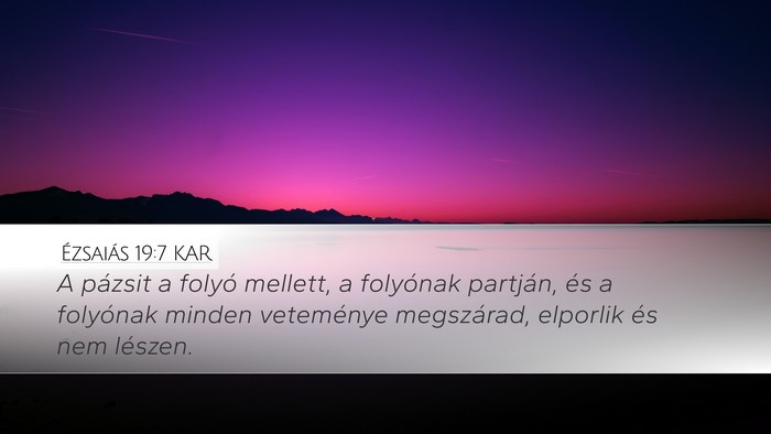 Ézsaiás 19:7 KAR Bible Verse Image