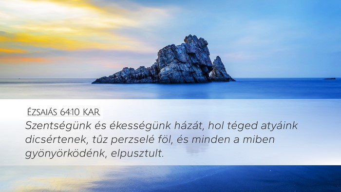 Ézsaiás 64:10 KAR Bible Verse Image