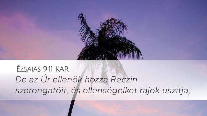 Ézsaiás 9:11 KAR Bible Verse Image