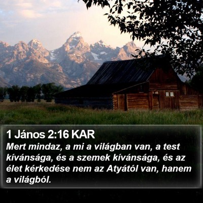 1 János 2:16 KAR Bible Verse Image