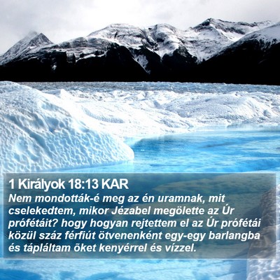 1 Királyok 18:13 KAR Bible Verse Image