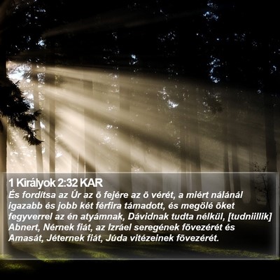 1 Királyok 2:32 KAR Bible Verse Image