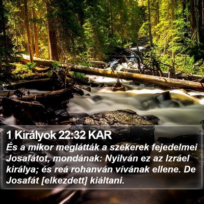 1 Királyok 22:32 KAR Bible Verse Image