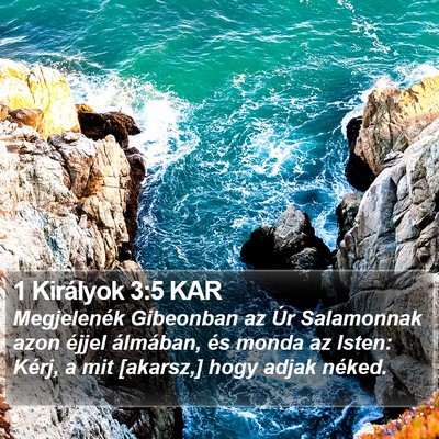 1 Királyok 3:5 KAR Bible Verse Image