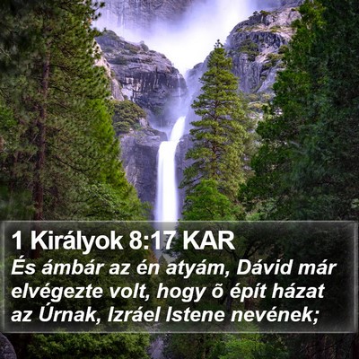 1 Királyok 8:17 KAR Bible Verse Image