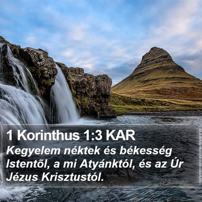 1 Korinthus 1:3 KAR Bible Verse Image