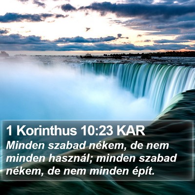 1 Korinthus 10:23 KAR Bible Verse Image