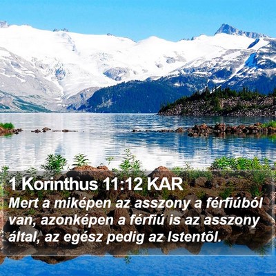 1 Korinthus 11:12 KAR Bible Verse Image