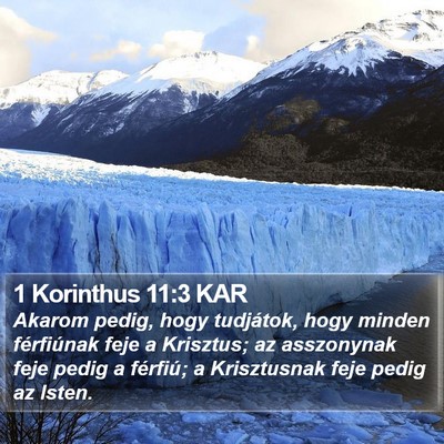 1 Korinthus 11:3 KAR Bible Verse Image