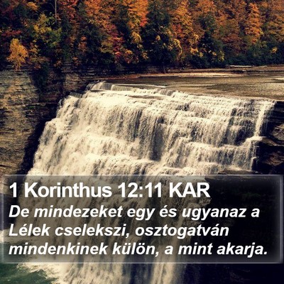1 Korinthus 12:11 KAR Bible Verse Image