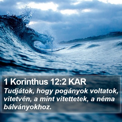 1 Korinthus 12:2 KAR Bible Verse Image