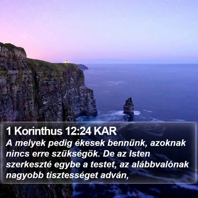 1 Korinthus 12:24 KAR Bible Verse Image