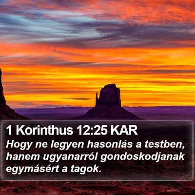 1 Korinthus 12:25 KAR Bible Verse Image