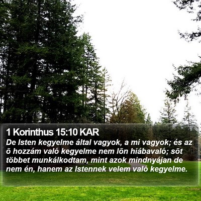1 Korinthus 15:10 KAR Bible Verse Image