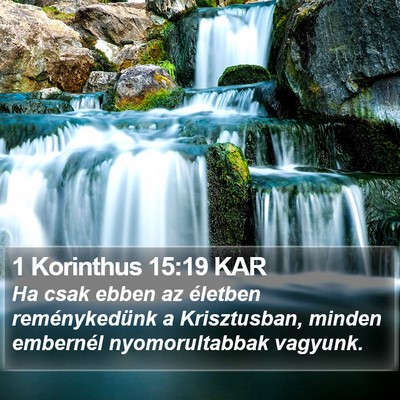 1 Korinthus 15:19 KAR Bible Verse Image
