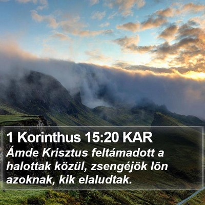 1 Korinthus 15:20 KAR Bible Verse Image