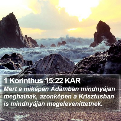 1 Korinthus 15:22 KAR Bible Verse Image