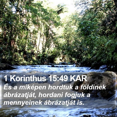1 Korinthus 15:49 KAR Bible Verse Image