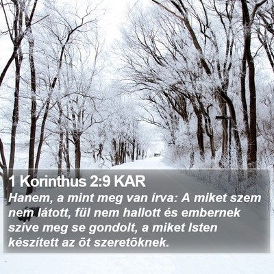 1 Korinthus 2:9 KAR Bible Verse Image