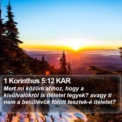 1 Korinthus 5:12 KAR Bible Verse Image