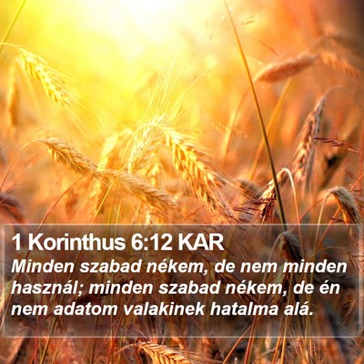1 Korinthus 6:12 KAR Bible Verse Image