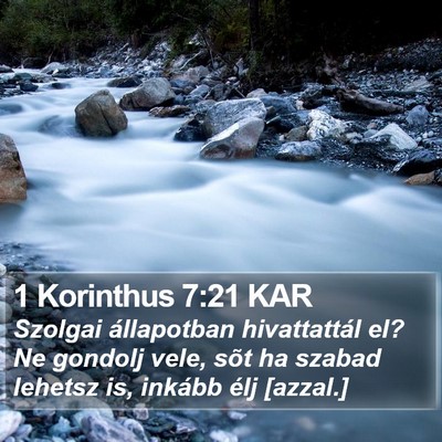 1 Korinthus 7:21 KAR Bible Verse Image