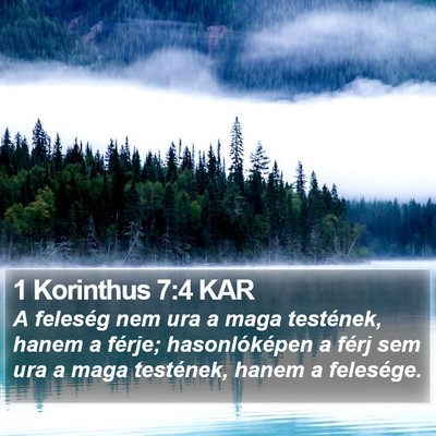1 Korinthus 7:4 KAR Bible Verse Image