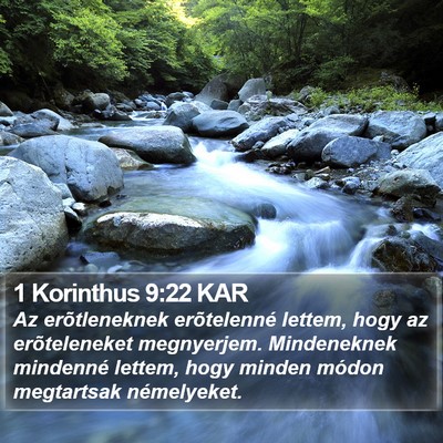 1 Korinthus 9:22 KAR Bible Verse Image