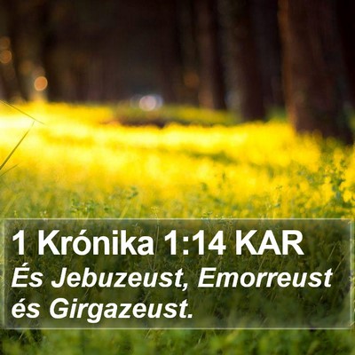 1 Krónika 1:14 KAR Bible Verse Image