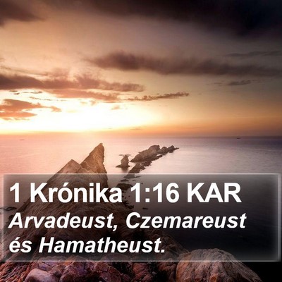 1 Krónika 1:16 KAR Bible Verse Image
