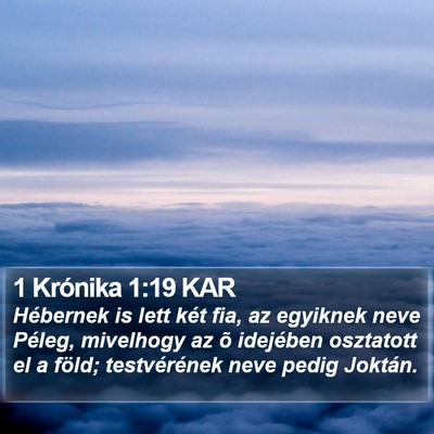 1 Krónika 1:19 KAR Bible Verse Image