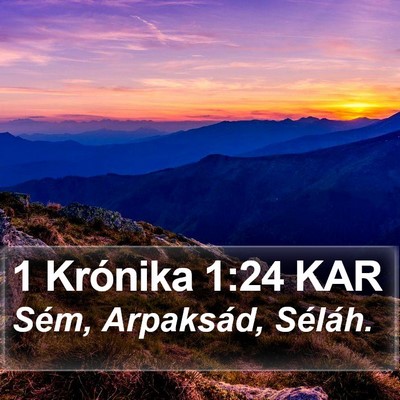 1 Krónika 1:24 KAR Bible Verse Image