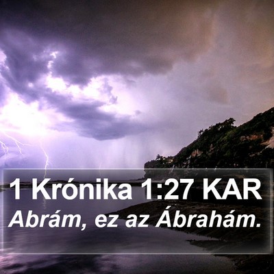 1 Krónika 1:27 KAR Bible Verse Image