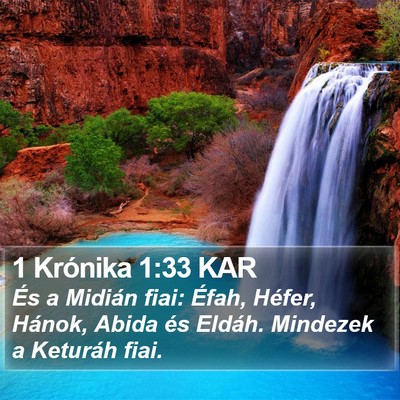 1 Krónika 1:33 KAR Bible Verse Image