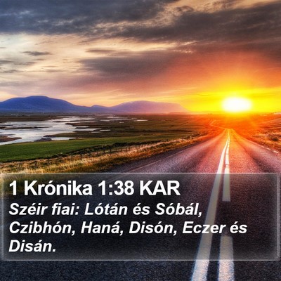 1 Krónika 1:38 KAR Bible Verse Image