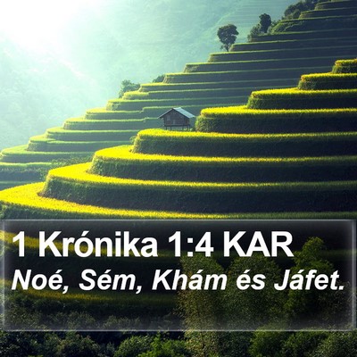 1 Krónika 1:4 KAR Bible Verse Image